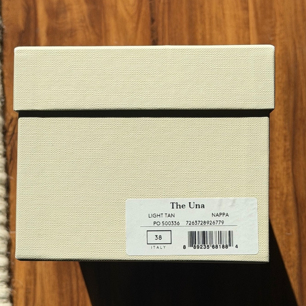 M. Gemi The Una Flats in Light Tan Nappa - Picture 3 of 12